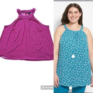 Lane Bryant, pink tank top, size 22/24